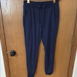 SO Navy Blue Joggers with Elastic Cuffs
